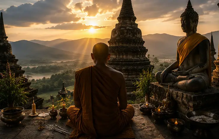 Buddhist Monks and Sak Yant