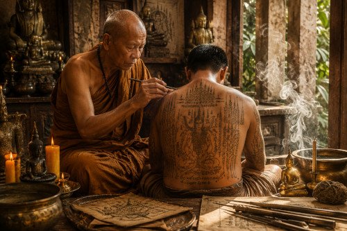 how to get a sak yant in thailand